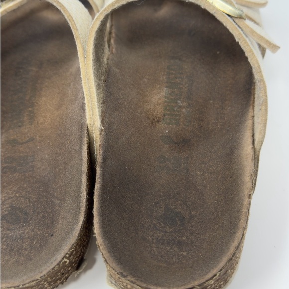 Birkenstock Arizona Microfiber Shiny Python Sandals - Picture 5 of 6